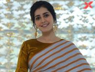 Raashi Khanna at Prati Roju Pandage movie success meet - photos