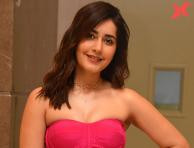 Raashi Khanna at Prathi Roju Pandage movie pre release event photos