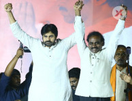 Janasena chief Sri Pawan Kalyan kavathu, Public meeting and janasena leaders pressmeet Photos