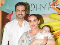 Birthday celebration photos of Esha Deol's daughter Radhya at Hema Malini's house in Juhu