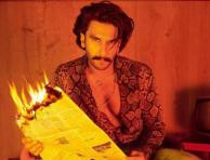 Handsome Hunk Ranveer Singh poses for Vogue India magazine
