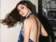 Actress Mouni Roy Aces Hot And Bold Blue Backless Jumpsuit !!! 