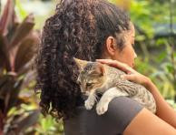 Check Out The Images Of Actress Anupama Parameswaran With A Cute Kitten! Cuteness Overloaded!!