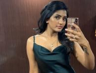 Dusky beauty Eesha Rebba latest pictures fro the sets of Lust Stories
