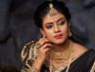 Shruti Sawant's Traditional Look In A Black Half Saree - View Pics