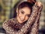 Jai Simha Movie Actress Natasha Doshi In A Trendy Animal Printed High Neck Top Looks Enticing - View Pictures