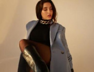 Check Out The Bold And Sexy Pictures Of Actress Nora Fatehi In A Bodycon Top With Blazer 