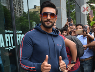 Ranveer Singh spotted at Jack N Jones store In Santacruz on 8th August 2018