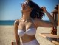 Officer Arjun Singh IPS Batch 2000 Movie Actress Raai Laxmi's Sun Kissing Pictures Which Looks Hot And Sexy That Making Buzz In Social Media