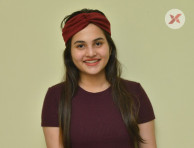 Ramya Pasupuleti looking cute on a simple t-shirt 