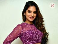 Tanya Hope at Yajamana Movie Success Press Meet Photos