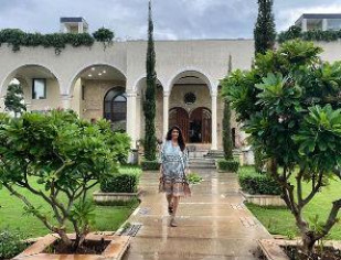 Lakshmi Manchu shares stunning photos of herself that her father Mohan Babu clicked!