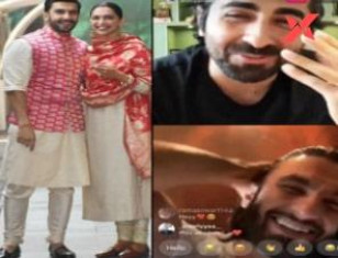 Deepika Padukone scolding Ranveer Singh during his live session with Ayushmann Khurrana is too cute to miss; WATCH