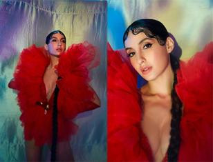 Bollywood Actress and Dancer Nora Fatehi in Artinë Fashion Attire. Slaying It With Her Style!!