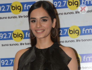 Manushi Chhillar  at Big FM in andheri photos