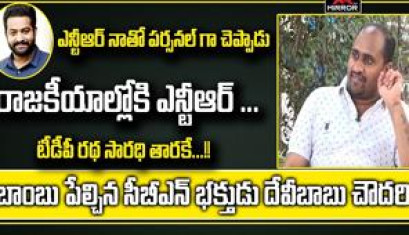 TDP activist Devi Babu Chowdary sensational comments about Jr. NTR political entry