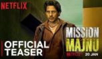Mission Majnu Official Teaser -  Sidharth Malhotra, Rashmika Mandanna 