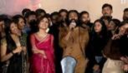 SIR / Vaathi Trailer Launch Event Hero Dhanush Singing Song  - Dhanush, Samyuktha
