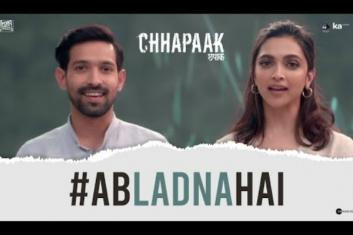 Chhapaak - AbLadnaHai - Deepika Padukone - Vikrant Massey - Meghna Gulzar - Gulzar 