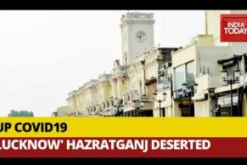 Uttar Pradesh: Lucknow's Hazratganj Witnesses Deserted Streets, Cops Urge People To Remain Indoors