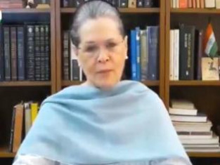 Congress President Sonia Gandhi released a video message to appeal people to stay in their homes