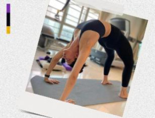 Actress Deepika Padukone's Yoga Pose Pictures on Instagram