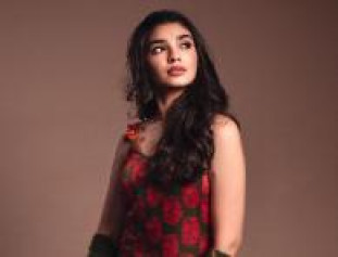 Actress Krithi Shetty Posted Several Images Of Herself Posing On A Gorgeous Kurti Set. Don't Miss Out To Check Her Images!!