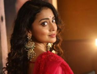 Check Out The Pictures Of Veera Bhoga Vasantha Rayalu Movie Actress Shriya Saran's Ethnic Outfit Poses In Her Upcoming Movie Gamanam Movie Press Meet