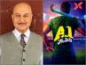 Anupam Kher wishes Sundeep Kishan and Lavanya Tripathi good luck for the release of their upcoming film A1 Express