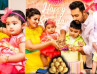 Actress Sneha celebrates her daughter's first birthday