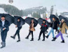 Hrithik Roshan Makes A 'Hum Saath Saath Hai' Pose With Saba Azad And His Sons During Their Snowy Vacation 