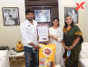 Varalaxmi and Soori meet Udhayanidhi Stalin to donate for Covid-19 relief