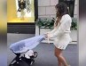 Priyanka Chopra Takes Her Baby Malti Marie For A Walk At The 5th Avenue
