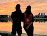 Anushka Poses With Virat Kohli And Daughter Vamika In Dubai